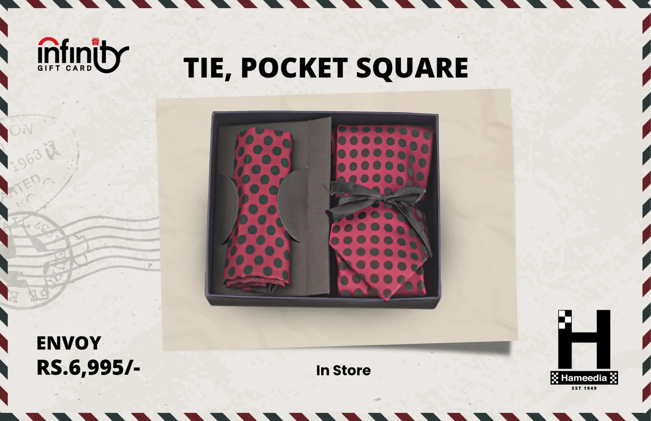 Envoy Tie & Pocket Square Gift Box