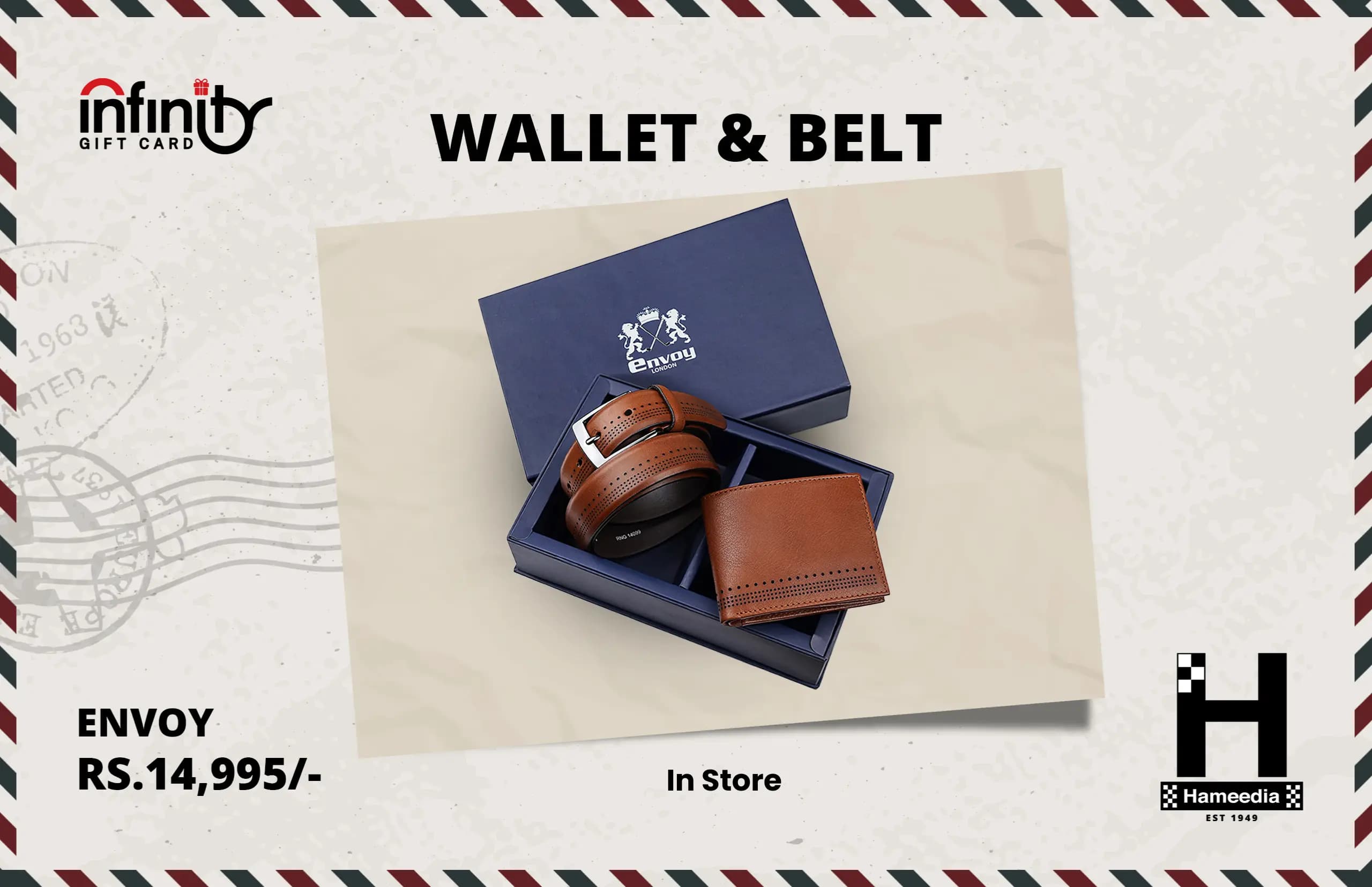 Envoy Wallet & Belt Gift Box - InStore